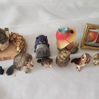 Collection of miniature items
