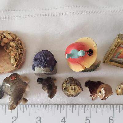 Collection of miniature items