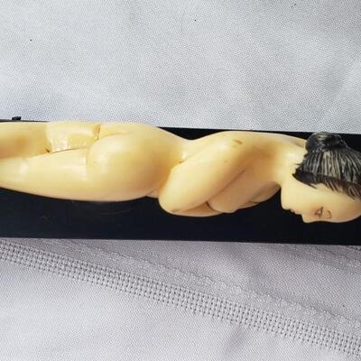 Plastic nude sculpture made in Hong Kong vintage