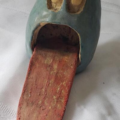 Handmade ceramic face