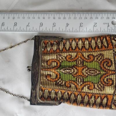 1920s Whiting & Davis mesh purse Flapper