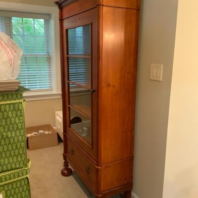 Cherry French Style Curion Cabinet 