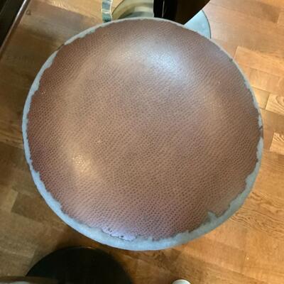  5 x Art Deco Metal Bar Stools