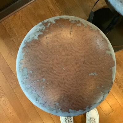  5 x Art Deco Metal Bar Stools