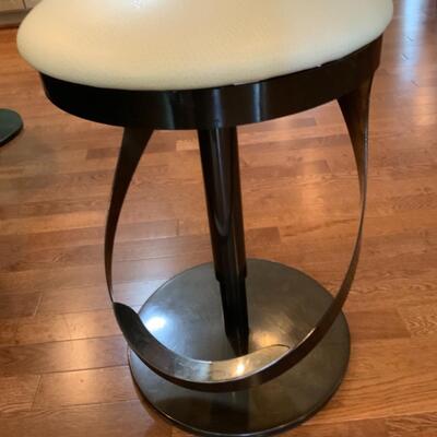  5 x Art Deco Metal Bar Stools