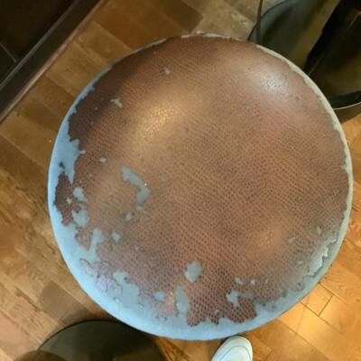  5 x Art Deco Metal Bar Stools