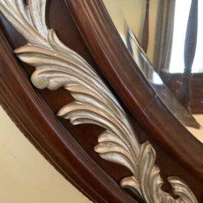 American Drew Bob Mackie Round Mirror