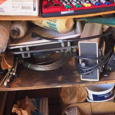 Lot 21 contents of cabinet #1