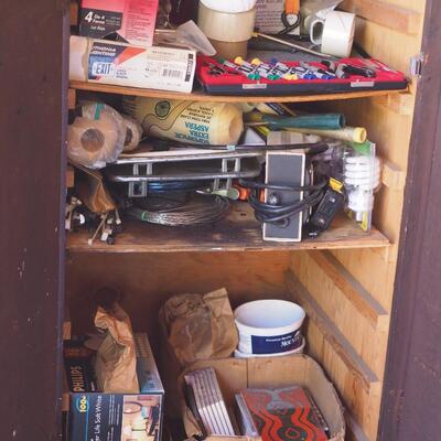 Lot 21 contents of cabinet #1