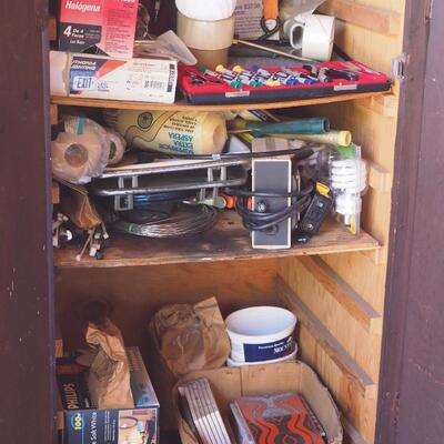 Lot 21 contents of cabinet #1