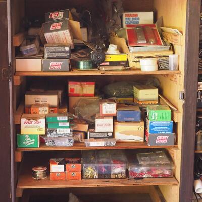 Lot 22 Contents of cabinet #2 all shelves