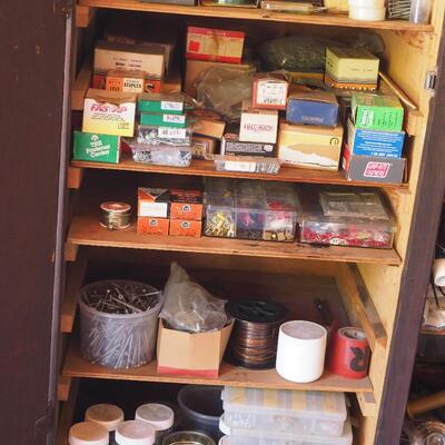 Lot 22 Contents of cabinet #2 all shelves