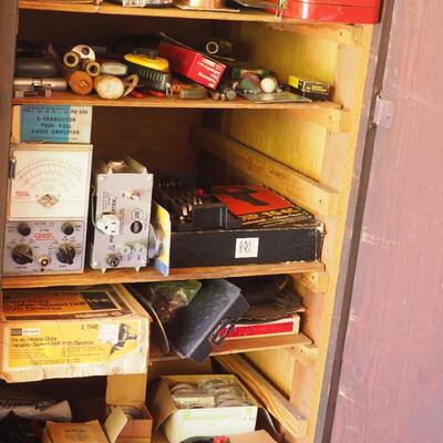 Lot 24  Contents of Cabinet #4