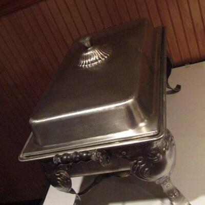 Rectangular Chafing Dish with Decorative Legs- 22