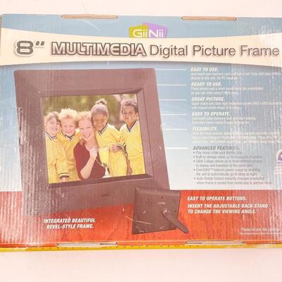 GIINII 8â€ MULTIMEDIA DIGITAL PICTURE FRAME