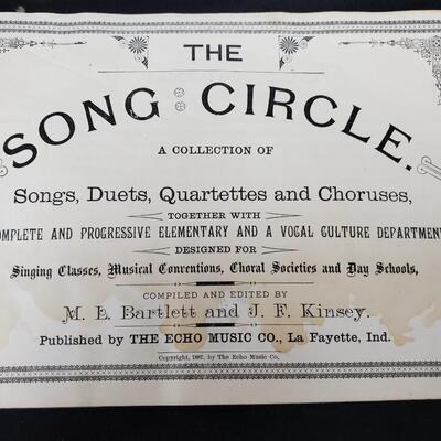 The Song Circle - The Echo Music Company    Copyright 1887