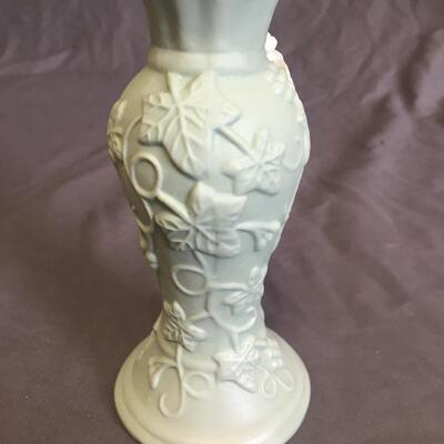 Porcelain cameo candle Holder 