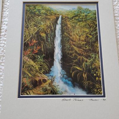 Robert Thomas-Hawaii 93     3 Gallery Prints, matted