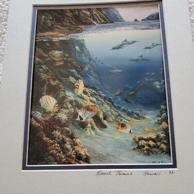 Robert Thomas-Hawaii 93     3 Gallery Prints, matted