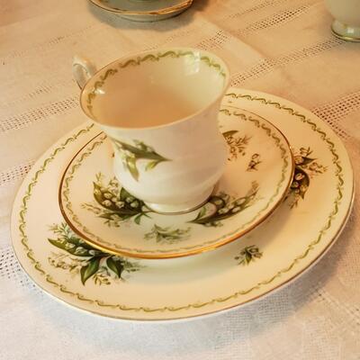 Lily of the Valley plate, cup and saucer