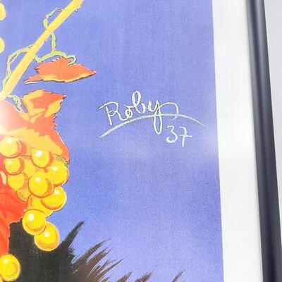 â€œKINA LILLET WINEâ€ VINTAGE-STYLE FRAMED POSTER