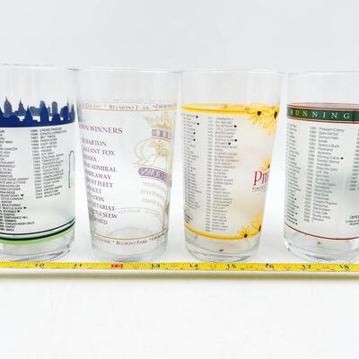 KENTUCKY DERBY/STAKES RACE COLLECTIBLE GLASSES