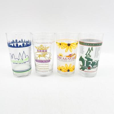 KENTUCKY DERBY/STAKES RACE COLLECTIBLE GLASSES