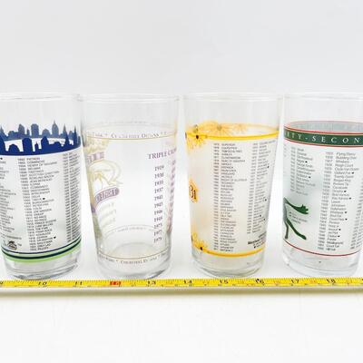 KENTUCKY DERBY/STAKES RACE COLLECTIBLE GLASSES