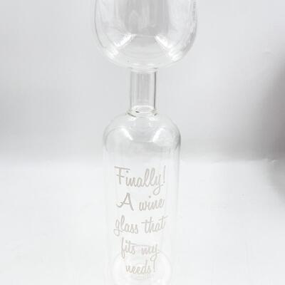 THE ORIGINAL WINE BOTTLE GLASS