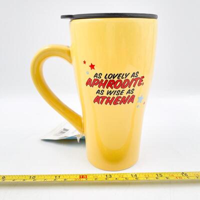 WONDER WOMAN CERAMIC TRAVEL MUG