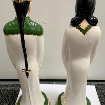 Tall Oriental Figurines