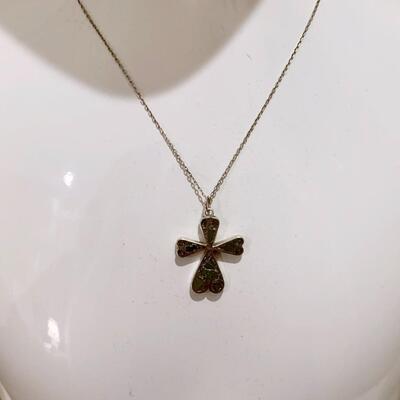 Turquoise Cross Necklace