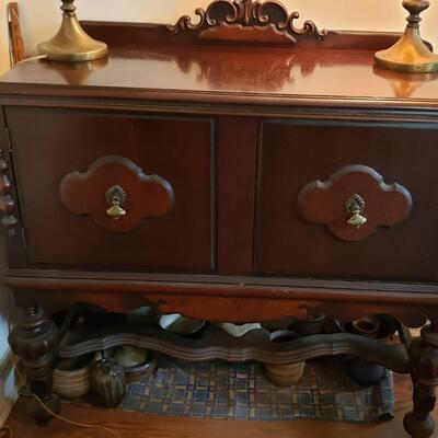 Buffet or bar antique 36 in tall by 18 in Deep by 39 in wide