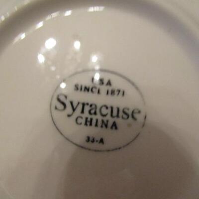123 (Approx) Syracuse China Saucers- 5 1/4