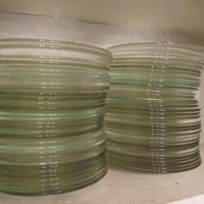 90 (Approx) Clear Glass Plates- 8
