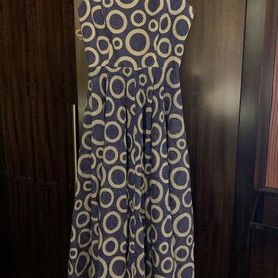 Vintage Women's Polka Dot Dress Size 7/8