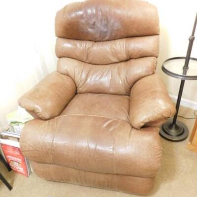 Berkline Leather Recliner Massage Chair 