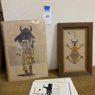 Lot 49: Native American art
