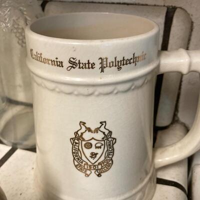 Lot 86: Beer steins and glassware