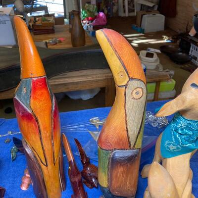 Lot 75:  Carousel horse and home decor items