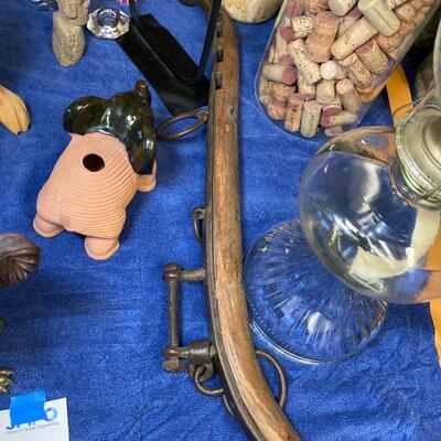 Lot 75:  Carousel horse and home decor items