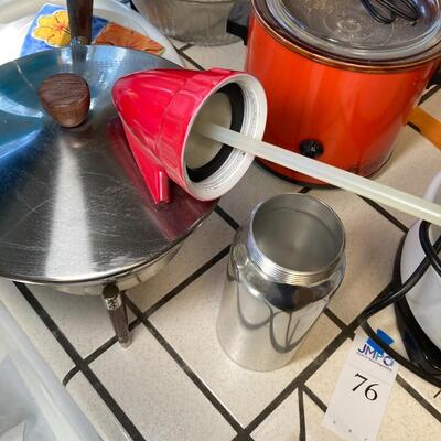 Lot 76: Vintage Kitchen appliances-small