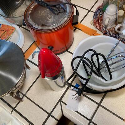 Lot 76: Vintage Kitchen appliances-small