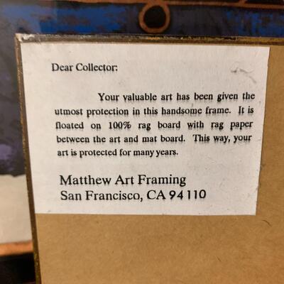 Lot 02:  Wong Shue Serigraph