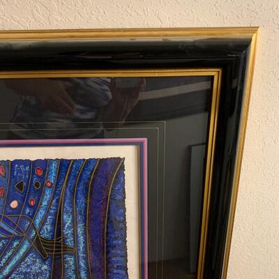 Lot 02:  Wong Shue Serigraph