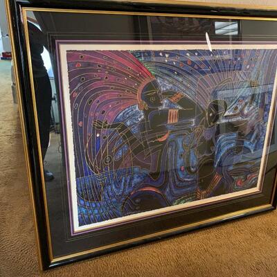 Lot 02:  Wong Shue Serigraph