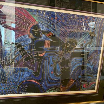 Lot 02:  Wong Shue Serigraph