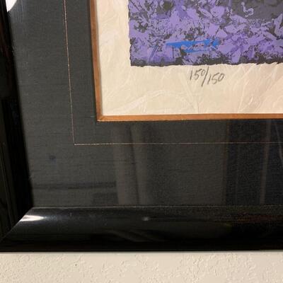 Lot 50:  Wong Shue Serigraph