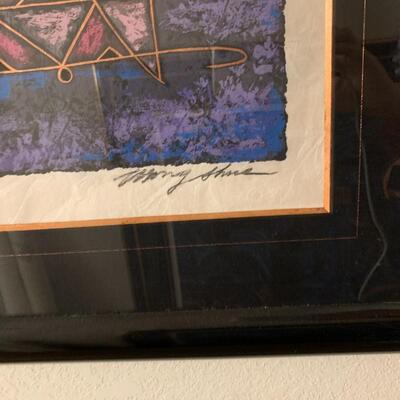 Lot 50:  Wong Shue Serigraph