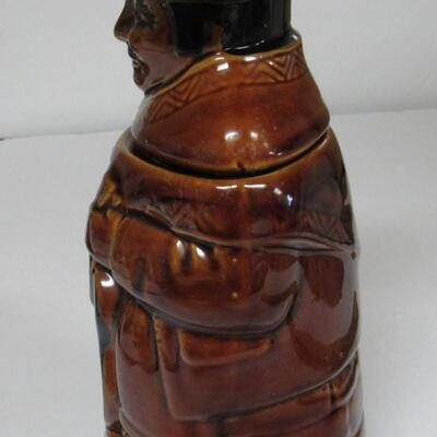 Vintaqge Coffee Canister Male Figure, Made in England
